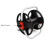 Carrello avvolgitubo in ABS - 20m/15m, 32x28x32cm, Nero 4