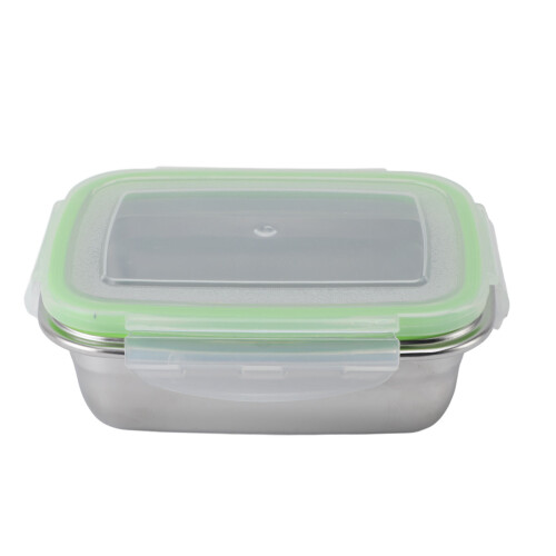 Boîte de conservation alimentaire en acier inoxydable 304 850ml 2