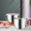 Durable 304 Stainless Steel Noodle Bowl with Practical Lid & Handle 5