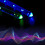 LED-Drumsticks 150 mAh 41,7 cm 15-Farben USB 8
