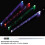 LED-Drumsticks 150 mAh 41,7 cm 15-Farben USB 7