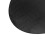 Placa ovalada universal de aluminio cepillada negra de 2.5 mm 10