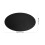Placa ovalada universal de aluminio cepillada negra de 2.5 mm 2