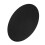 Placa ovalada universal de aluminio cepillada negra de 2.5 mm 12