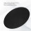Placa ovalada universal de aluminio cepillada negra de 2.5 mm 4