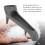Imbuto d'acqua in silicone lungo per macchina da caffè, grigio scuro 5