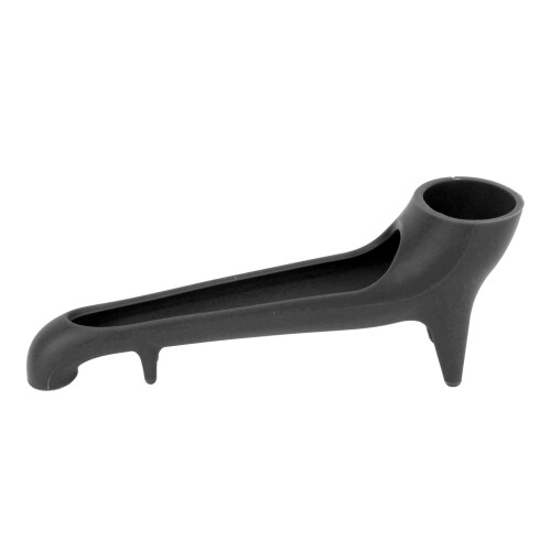 Langer Silikon-Wassertank-Trichter Schwarz 86.00g
