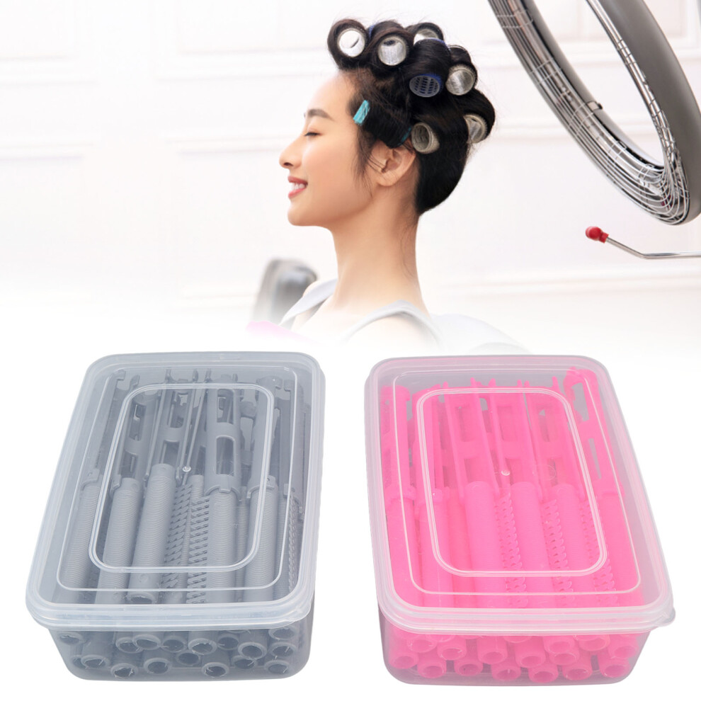 50 StüCk Haarlockenwickler Mit Robustem Haken, Gezackten ZäHnen Und Hohlraum – Vielseitige Dauerwellen-Korkenzieher FüR Salon Und Friseur-image