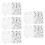 Confezione da 5 supporti 1/144 SD BB RG HG ABS trasparente 3