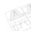 Confezione da 5 supporti 1/144 SD BB RG HG ABS trasparente 8