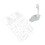 Confezione da 5 supporti 1/144 SD BB RG HG ABS trasparente 14