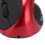 Mouse verticale rosso per mano destra 650 mAh 2,4 GHz 10