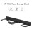 Aluminium VR Wandstativ Schwarz universell 5
