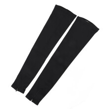 1 paire de manchons de protection solaire pour les jambes L noir extérieur