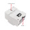 Caja para riel DIN de ABS para Raspberry Pi 5B disipador de calor 4