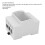 Caja para riel DIN de ABS para Raspberry Pi 5B disipador de calor 5