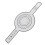2 pezzi di slitta per pane in silicone da 60 g resistente al calore nero 8
