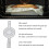2 pezzi di slitta per pane in silicone da 60 g resistente al calore nero 4