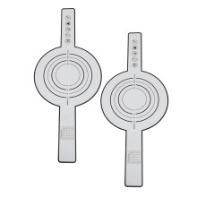 2 piezas de sling para pan de silicona 60g negro antiadherente