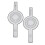 2 pezzi di slitta per pane in silicone da 60 g resistente al calore nero 1