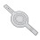 2 pezzi di slitta per pane in silicone da 60 g resistente al calore nero 5