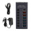 Hub USB 3.0 de 7 puertos de aluminio 5 Gbps PD 20 W enchufe UE 2