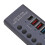 Hub USB 3.0 de 7 puertos de aluminio 5 Gbps PD 20 W enchufe UE 11