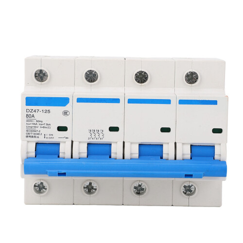 Modèle 4P disjoncteur monté sur rail DIN 80 A 400 V PC FR