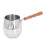 Olla mini para calentar leche de acero inoxidable 304 600 ml madera 2