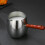 Mini-Milchwärmer-Topf 300ml Silber 304 Edelstahl 9