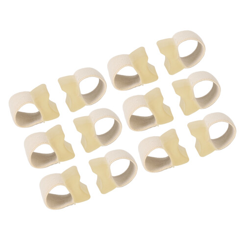 10 Pairs Elastic Toe Separator Big Toe Spacer for Overlapping Hammertoe