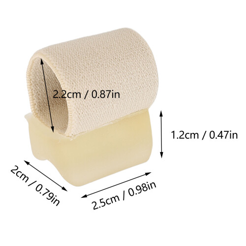10 Pairs Elastic Toe Separator Big Toe Spacer for Overlapping Hammertoe 1