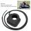 Interrupteur de guidon étanche 22 mm pour moto bleu 3