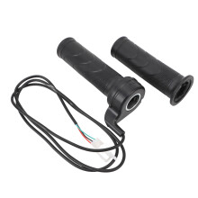 1 par de empuñaduras de acelerador para bicicleta eléctrica de goma