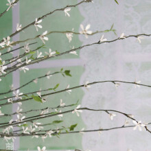 Ramo di salice artificiale 130,00 g 90 cm Bianco