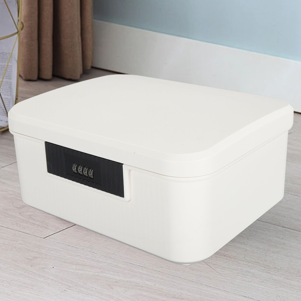 Secure 9L Double Layer White Storage Trunk with Password Lock for Files-image-OPC-PJDSC9M-NEW
