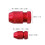 2 Stück Tiefenstopp-Kragen-Set, 2–11 mm, Silber 2