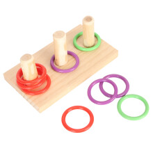 Vogel-Ring-Spielzeug Bunt Interaktiv Kauspieltraining Papageien Tisch-Puzzle-Spielzeug für Liebesvögel, Wellensittiche, 5 cm / 2,0 Zoll Rin