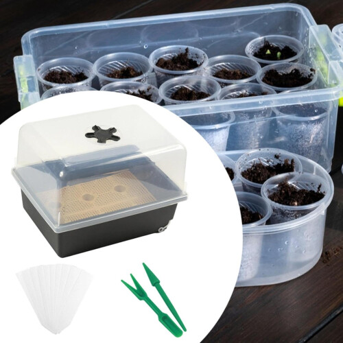 Seedling Starter Tray Lightweight Breathable For Seed Germination 2
