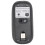 Ratón inalámbrico de doble modo 450mAh negro compacto 3DPI 11