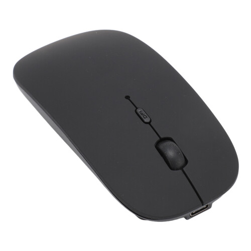 Ratón inalámbrico de doble modo 450mAh negro compacto 3DPI