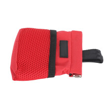 Große Kapazität Roter Hundeleckerchen-Gürtel-Tasche, Oxfordstoff, 12x11x5 cm