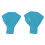 1 paire de chaussures de protection Duck taille M bleu étanche 15
