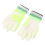 Kinder-Torwart-Handschuhe aus Latex, grün, Größe 7 12
