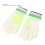 Kinder-Torwart-Handschuhe aus Latex, grün, Größe 7 5