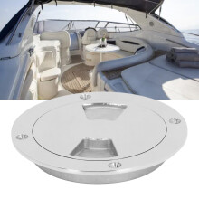316er Edelstahl Rundplatte für Bootsdeck 3-Zoll-Luke