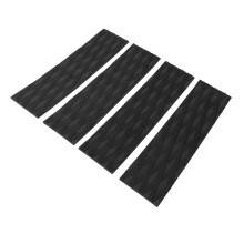 4Pcs Black EVA Surfboard Traction Pads for Skimboards & Kayaks