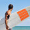 4 pièces orange EVA pads de traction pour planche de surf avant 3