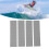 4Pcs Grey Surfboard Deck Pads - Anti Slip EVA for Skimboards 15