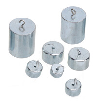 Set da 7 pesi con ganci cromati 10 g 20 g 50 g 200 g